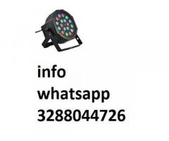 FARO STROBO FARETTO LAMPADA 18 LED DA 18W DISCOTECA DJ